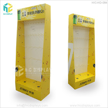 厂家生产手机配件展示架  充电宝立式纸展示柜 电子产品纸板货架