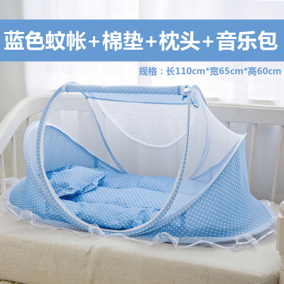 Babies' Mosquito Net Yurt Mosquito Net Installation-Free Dog Pet Baby Mosquito Net Cover Foreign Trade Cross-Border Generation Children Mosquito