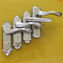 不锈钢卫浴锁塑钢门锁单舌锁具合金门锁工程卫生间锁门把手