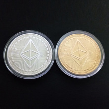 以太币虚拟币  Ethereum 以太币实物纪念币以太坊纪念币收藏幸运