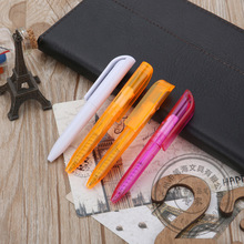 短小配钱包的广告旋动圆珠笔 塑料笔厂家供应 可按色卡号印刷LOGO