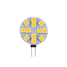 G4 圆板灯 12SMD 5050 2W 宽电压12V led灯游艇/家用室内灯