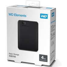 全新西数Elements 新元素系列2.5英寸 USB3.0 5T移动硬盘4TB