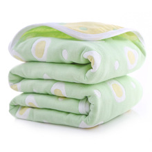 150*200cm婴儿毛巾被六层纱布纯棉浴巾宝宝盖毯儿童童被童婴供应
