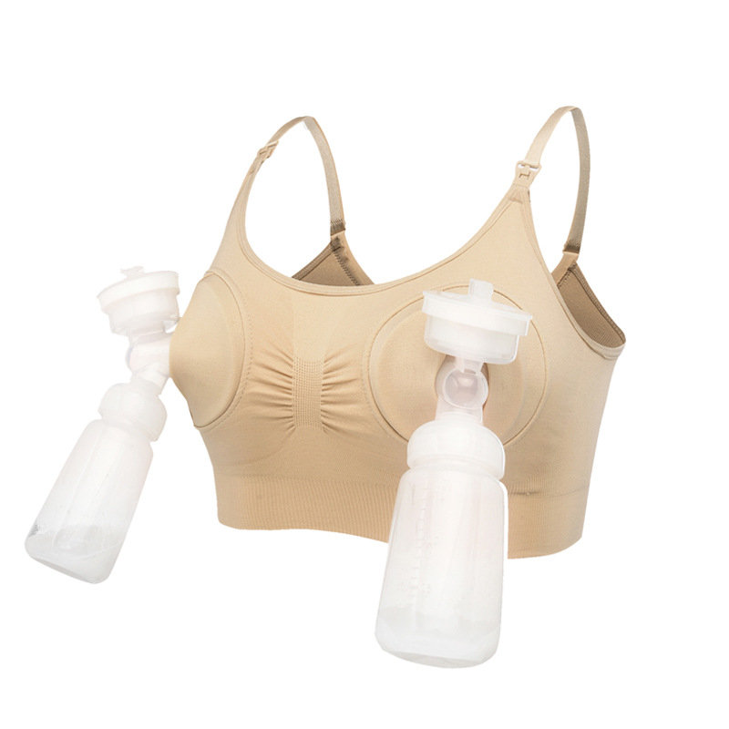 Wholesale Hands-Free Bra Breast Pump Underwear Pregnant Women Thin Bra Nursing Bra