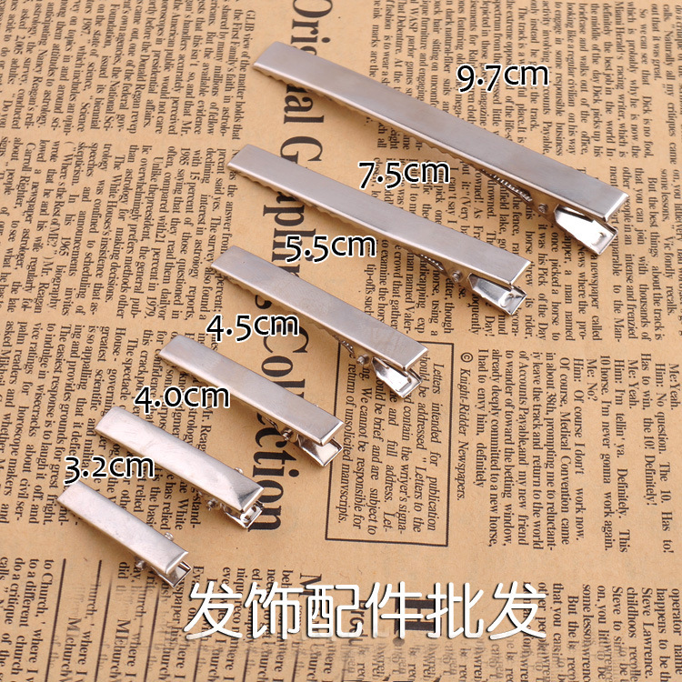 hair accessories lot handmade diy hairpin material clip square head clip wholesale