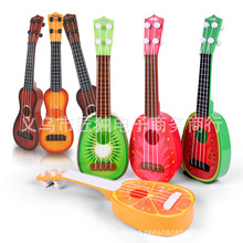 可弹奏仿真尤克里里迷你水果吉他玩具 儿童早教音乐玩具乐器批发