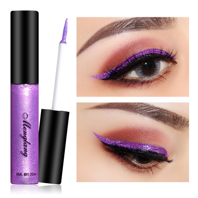 Exclusive for Cross-Border Menglang Chameleon Highlight Brightening Shiny Liquid Eyeliner Magic Diamond Liquid Eyeliner Pen