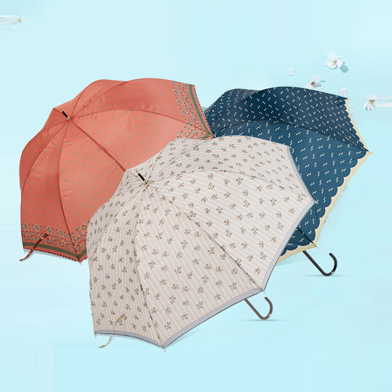 批发出口日本伞长柄伞文艺小清新晴雨伞防紫外线厂家直销太阳伞
