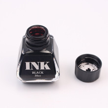 钢笔水30ml瓶装非碳素黑色蓝黑色红色染料型墨水INK-BLACK墨水