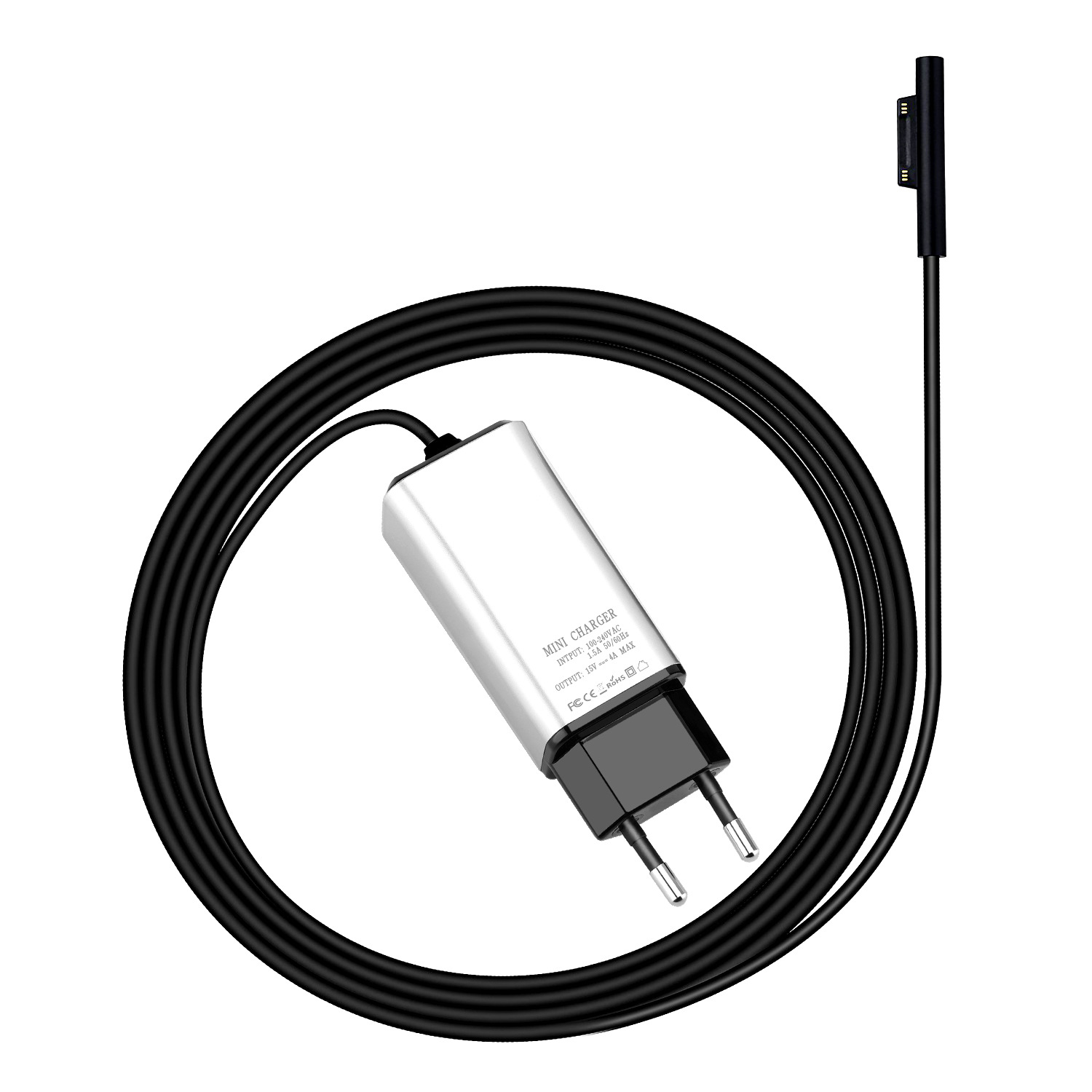 适用于微软 surface pro 2/3/4 适配器12v 2.58a,12v 3.