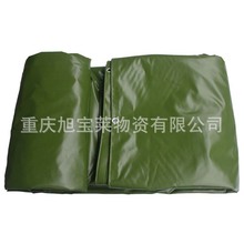 重庆加厚货车篷布批发0.4mm涂塑布PVC有机硅帆布防水防嗮刀刮布