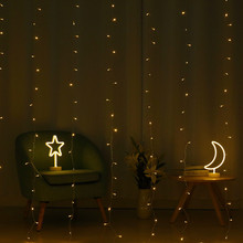 LED冰条灯窗帘灯3*2米节日装饰灯彩灯闪灯满天星婚庆户外圣诞批发