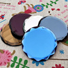 goods in stock wholesale Folding mirror crystal Lens LOGO laser UV printing Glass sheet Cosmetic mirror circular section crystal goods in stock wholesale Folding mirror crystal Lens LOGO laser UV printing Glass sheet Cosmetic mirror circular section crystal