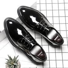 鑫意达韩版尖头休闲皮鞋商务正装男鞋学生鞋子一件代发型号3017