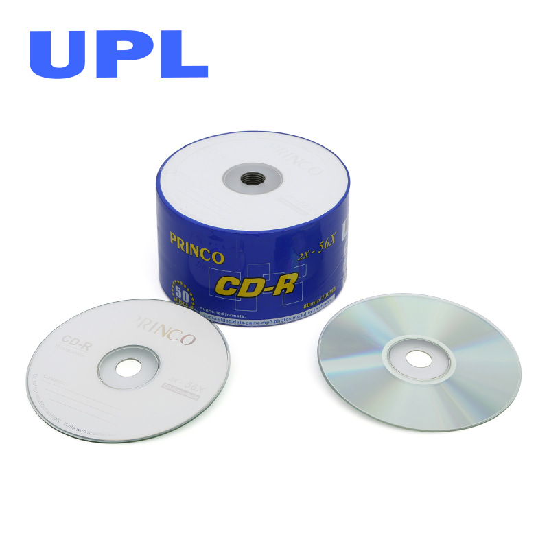 厂家批发巨擎 PRINCO品牌CD-R 52X 空白CD光盘700MB CD空白盘