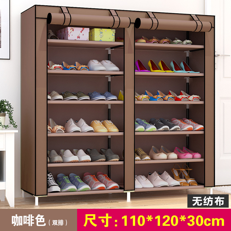 Lehuoshiguang Shoe Rack Simple Cloth Shoe Cabinet Dormitory Dustproof Multi-Layer Storage Cabinet Amazon Link No in Stock