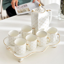 卡兰蒂陶瓷水具套装家用结婚礼物新婚伴手礼高档礼品下午茶茶具