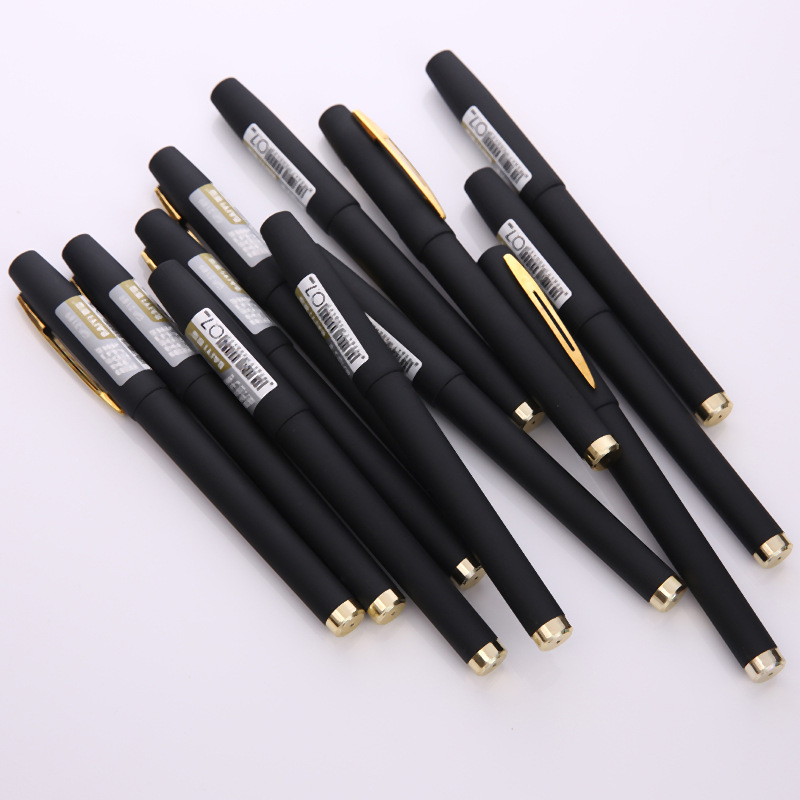 耐用大容量0.7mm中性笔芯笔碳素黑巨无霸水笔 办公文具用品签字笔