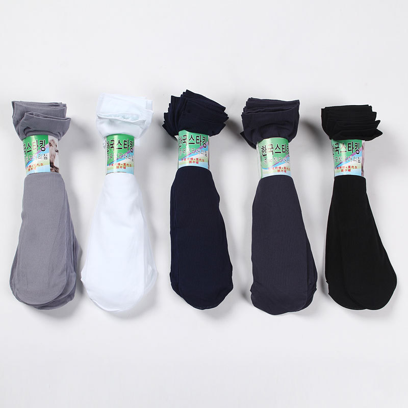 spring and summer men‘s stockings thin stockings solid color adult socks men‘s business stockings wholesale stall goods