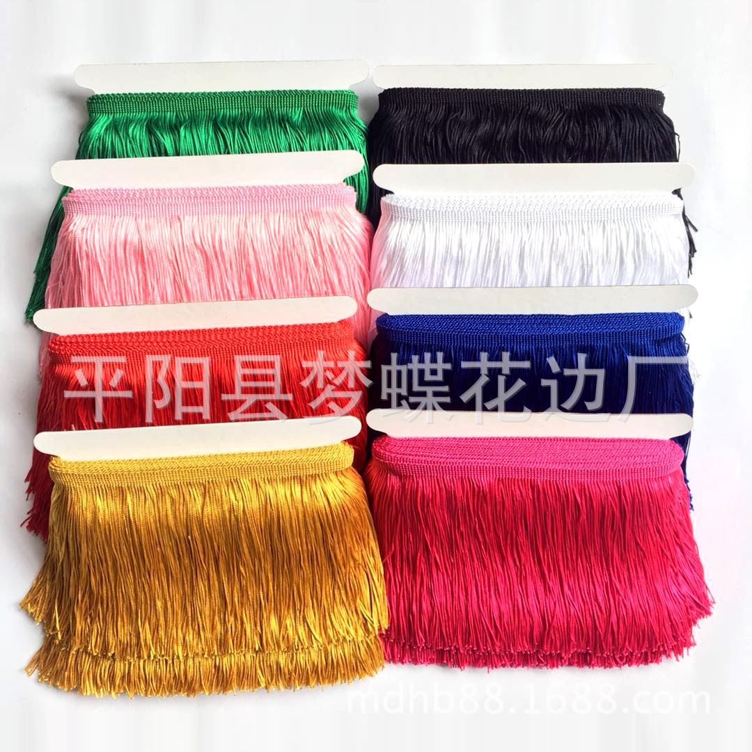 factory in stock 10cm 15cm polyester fringe 20cm latin dance tassel tassel lace clothing accessories