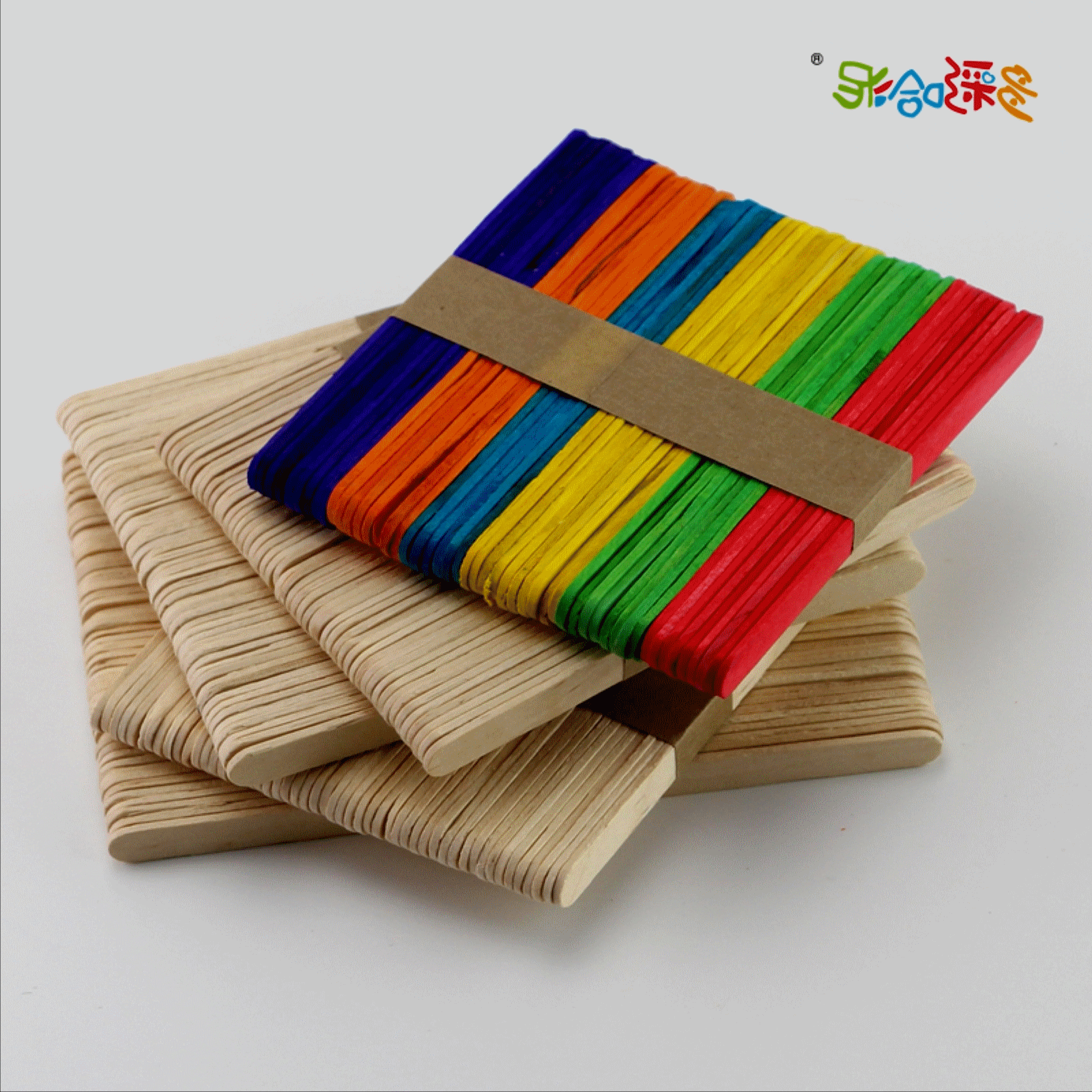 ice cream stick diy handmade house children‘s handmade material wooden stick popsicle stick popsicle sticks popsicle wooden stick