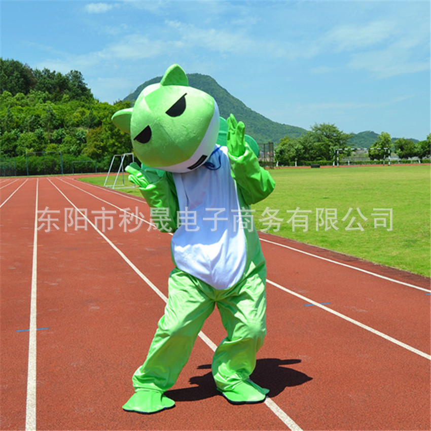 旅行的青蛙卡通人偶服装 蛙儿子动漫游戏cosplay吉祥物 可来图