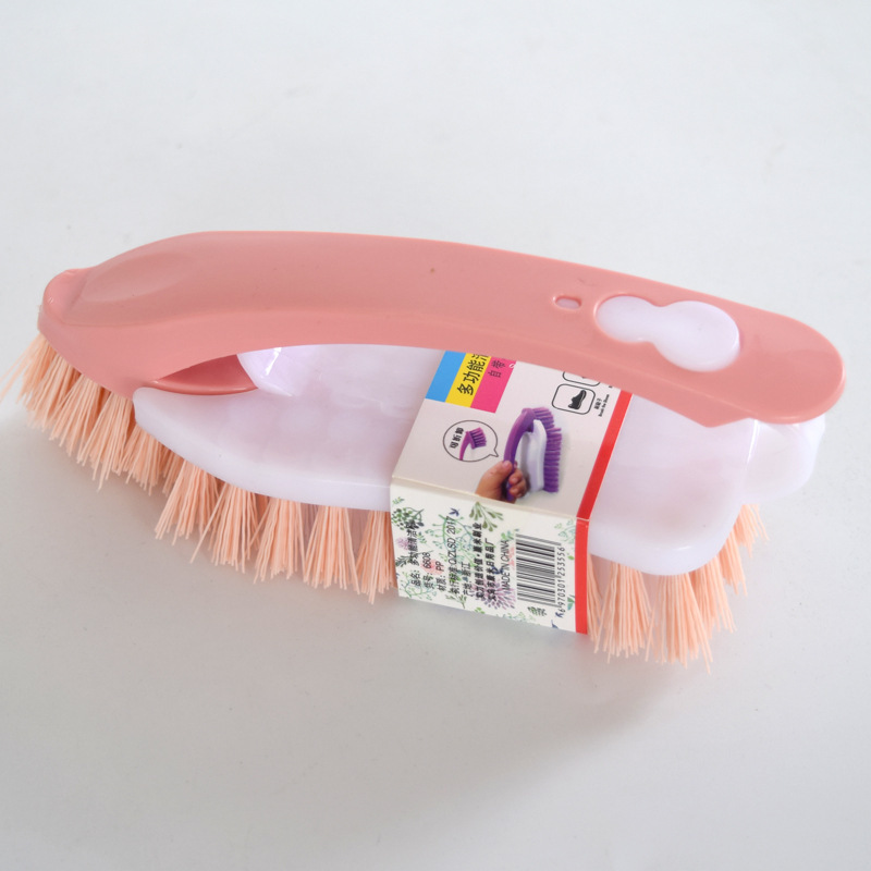 Multifunctional Creative New Hand Brush Household Cleaning Clothes Cleaning Brush Plastic Soft Fur Shoe Brush Cleaning Bruch Head