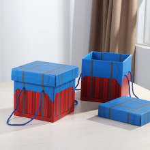 吃鸡空投纸箱零食大礼包礼盒抖音方形糖果纸盒个性节日礼物包装盒