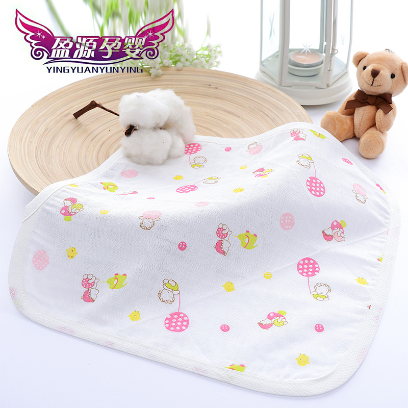 高温消毒方巾婴儿纯棉新生儿口水巾真空包装产妇专用2条装小方巾