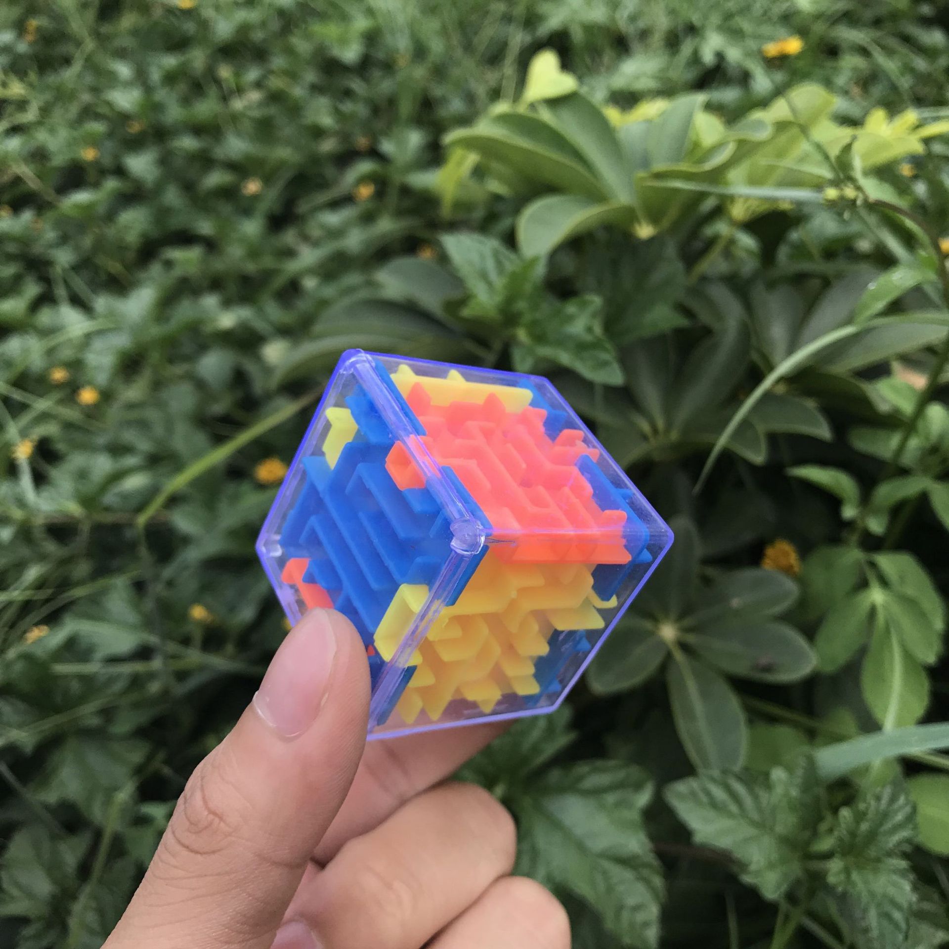 3D Labyrinth Cube Three-Dimensional Labyrinth Cube 3D Rubik's Cube Children's Intelligence 4 * 4cm Breakthrough Toy Factory Wholesale