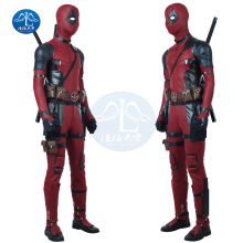 漫路云霄漫威英雄死侍COS服Deadpool连体衣cosplay紧身衣工厂直销