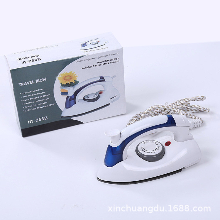Folding Travel Household Steam and Dry Iron Handheld Mini Electric Iron Small Portable Ironing Clothes Pressing Machines