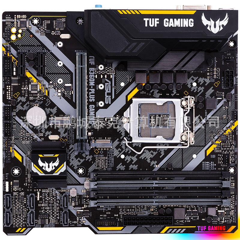 适用于电竞游戏 华硕(asus) tuf b360m-plus gaming 拆机 主板