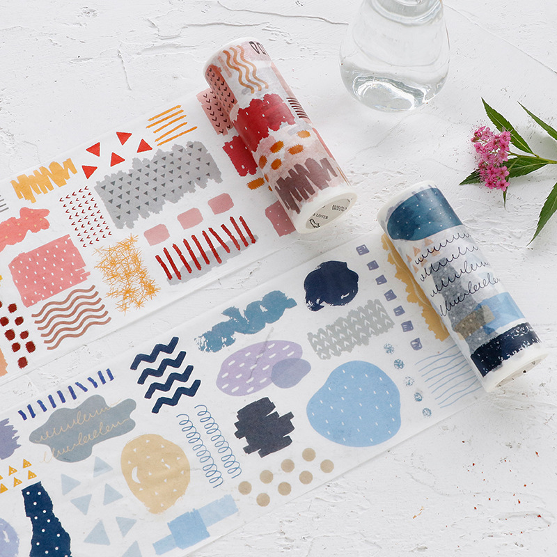 信的恋人 和纸胶带 超宽懒人拼贴实物天气工具手帐 10