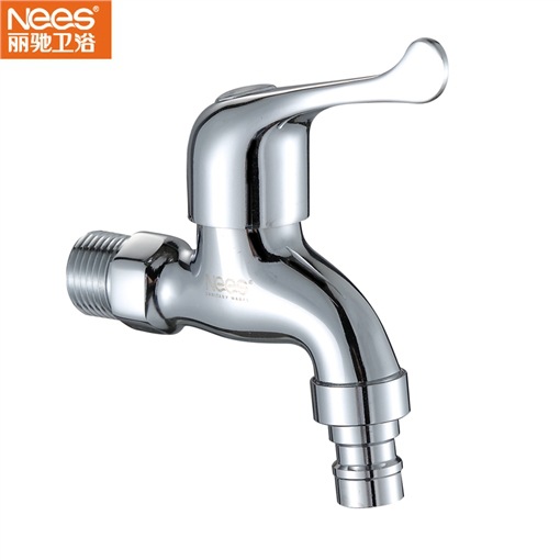 丽驰卫浴全铜尖嘴水龙头快开接管龙头洗衣机龙头dn15