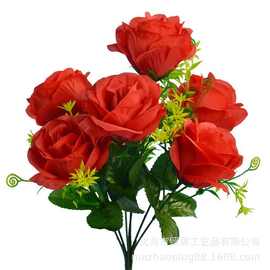 厂家直销仿真花多款批发居家摆设小把花田园风仿真花绢花厂家直销