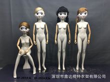 卡通头展示模特 大头女装模特 卡通人物陈列模特道具 橱窗模特