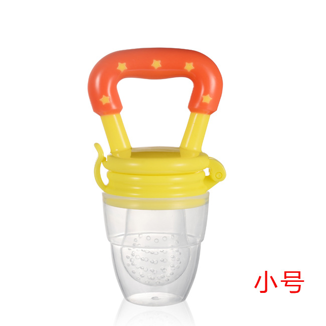 Factory Direct Supply Baby Fruit Food Supplement Bite Music Silicone Mesh Bag Baby Fruit and Vegetable Music Feeding Tableware