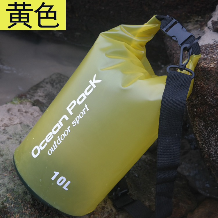 Beach Bag Waterproof Bucket Bag PVC Waterproof Bag Drifting Waterproof Bag Swim Bag Sports Bag Translucent