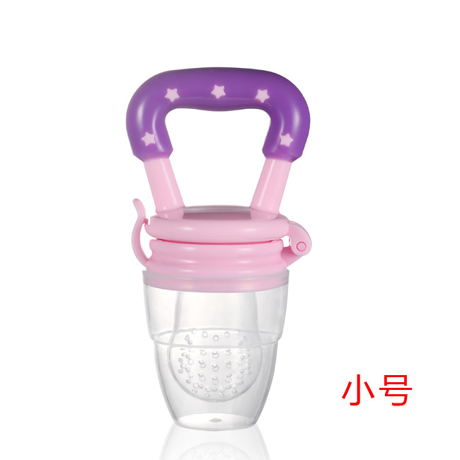 Factory Direct Supply Baby Fruit Food Supplement Bite Music Silicone Mesh Bag Baby Fruit and Vegetable Music Feeding Tableware