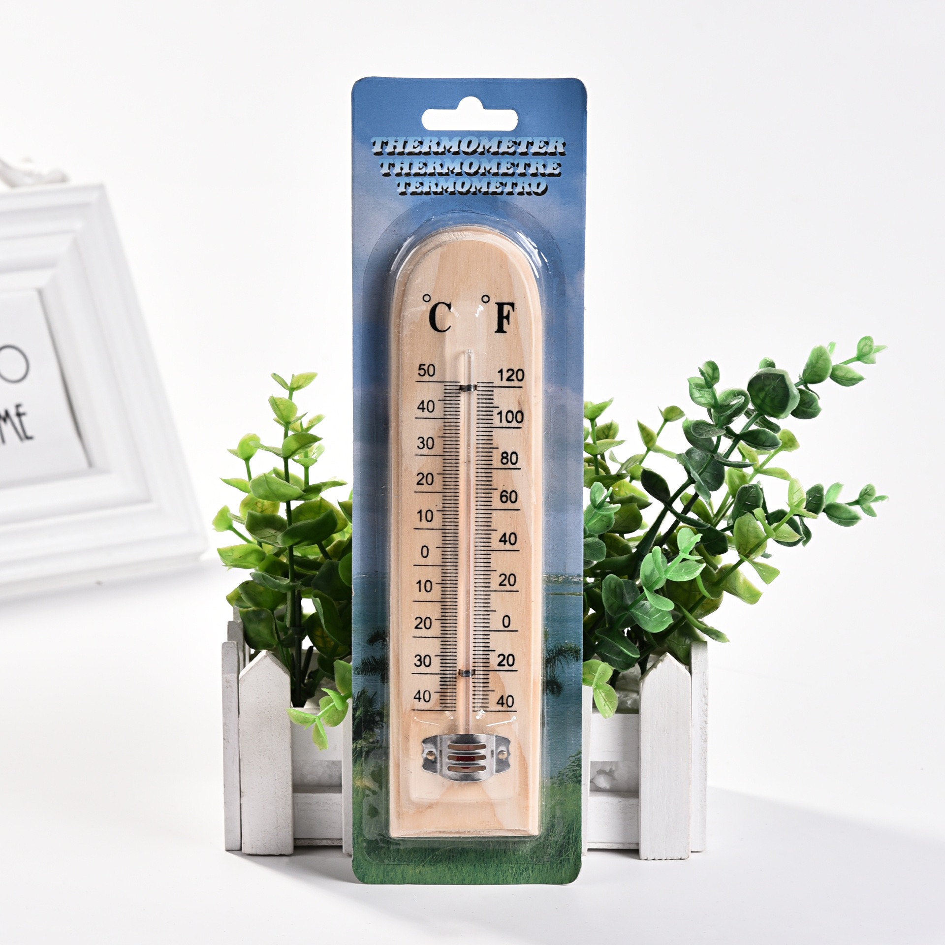 glass thermometer digital thermometer wooden type indoor thermometer a008 round head wood thermometer wholesale