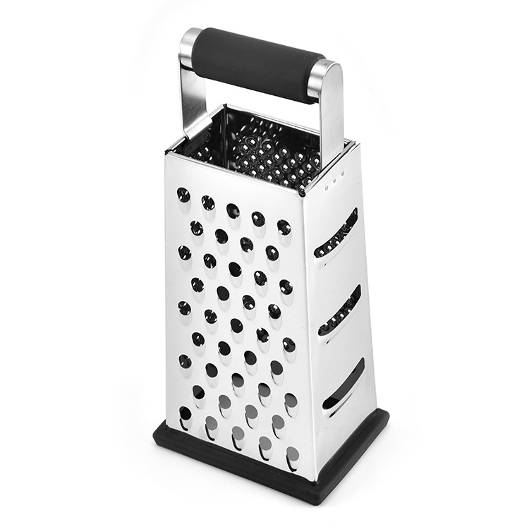 Stainless Steel Four-Surface Paring Knife Kitchen Household Slicer Peeler Multi-Purpose Cheese Grater Chip Grinding Chopper 4-Sided Grater