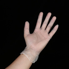东莞厂家供应 乙烯基手套 9寸无粉PVC手套 食品级一次性PVC手套