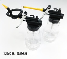 批发高压透明机油壶250ml塑料软管耐摔铜尖嘴注油器加油壶机油枪