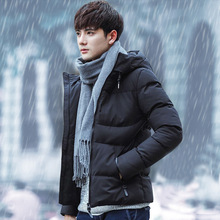 男士棉服冬季2018新款棉衣潮流韩版青年连帽短款加厚冬装保暖