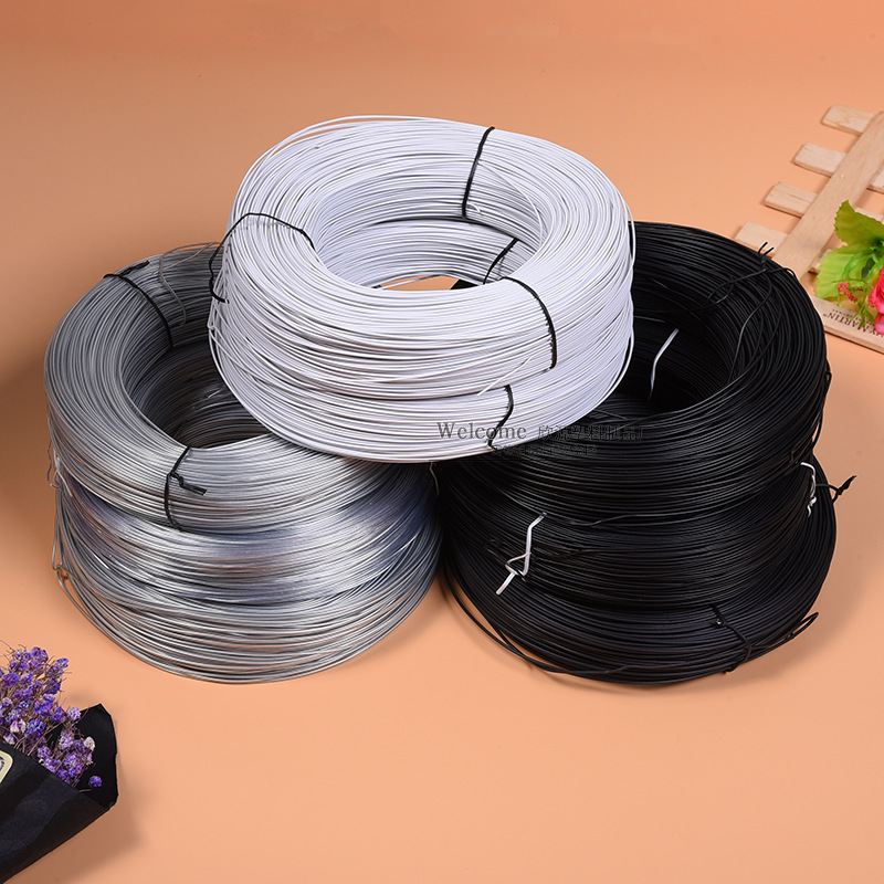 plastic coated aluminum steel iron wire ratchet tie down bundle galvanized binding cable data cable leather tie wire ornament modeling material