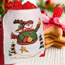 圣诞节装饰品无纺布手提袋礼物袋新款圣诞礼品袋儿童糖果袋苹果袋