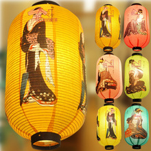 日式灯笼和风日本韩式挂饰中秋纸灯笼提吊灯梅花古风寿司料理装饰