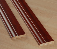PVC强化复合墙角线木地板安装辅料装饰线条多层实木踢脚线